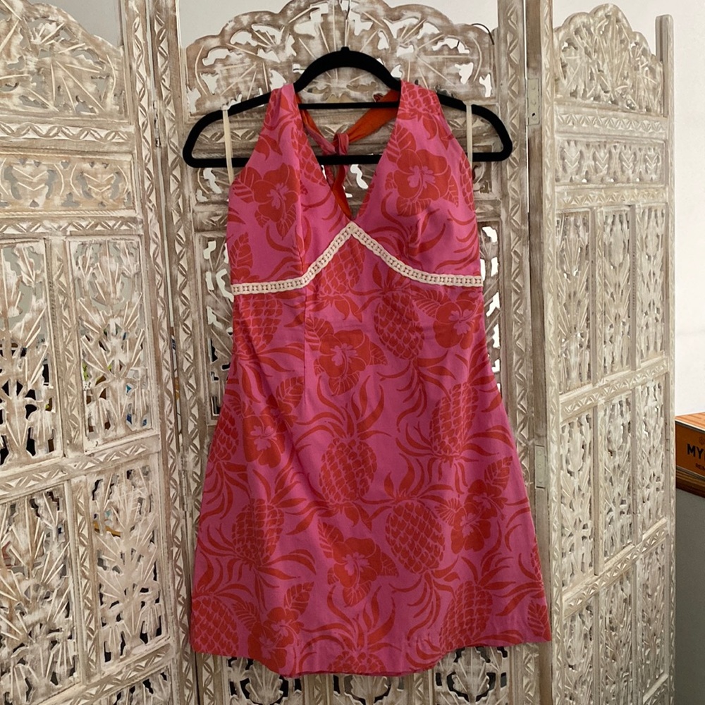 Lilly Pulitzer mini halter dress circa 2004 size 6